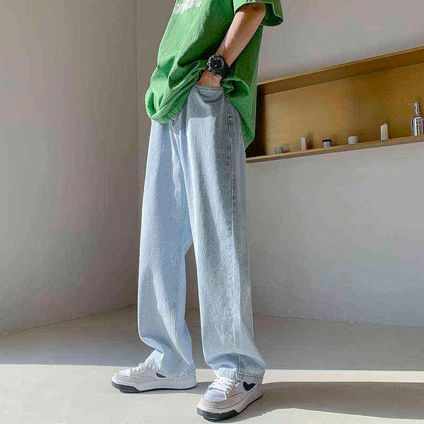 summer 4 colors baggy jeans men fashion casual wide leg jeans men streetwear loose hip hop straight denim pants mens trousers t220727, Blue
summer 4 colors baggy jeans men fashion casual wide leg jeans men streetwear loose hip hop straight denim pants mens trousers t220727, Blue