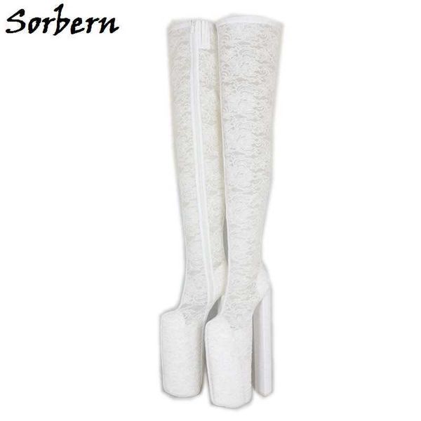 sorbern white lace boots drag queen 30cm extrem high heels thick platform women boots thigh high designer shoes women size 34-46, Black
sorbern white lace boots drag queen 30cm extrem high heels thick platform women boots thigh high designer shoes women size 34-46, Black