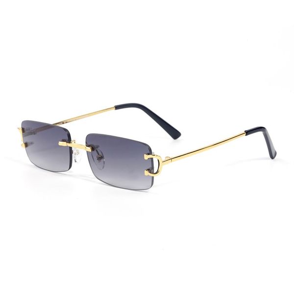 new arrival women classic brand rimless sunglasses mens designer eyeglasses gold silver metal frame buffalo horn sun glasses with 237o, White;black
new arrival women classic brand rimless sunglasses mens designer eyeglasses gold silver metal frame buffalo horn sun glasses with 237o, White;black