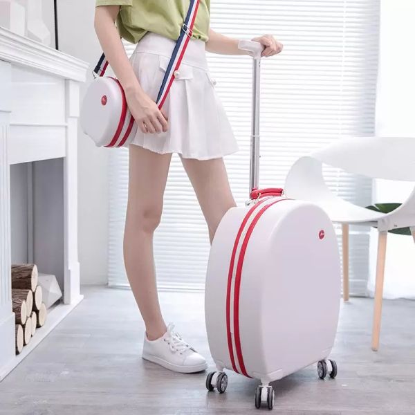 suitcases vnelstyle 20 inch round travel luggage with handbag tide trolley suitcase universal wheel short-term boarding bag
suitcases vnelstyle 20 inch round travel luggage with handbag tide trolley suitcase universal wheel short-term boarding bag