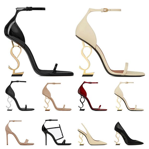 2022 women luxury dress shoes high heels patent leather gold tone triple black nude yellow lady fashion sandals open toes stiletto heel part
2022 women luxury dress shoes high heels patent leather gold tone triple black nude yellow lady fashion sandals open toes stiletto heel part