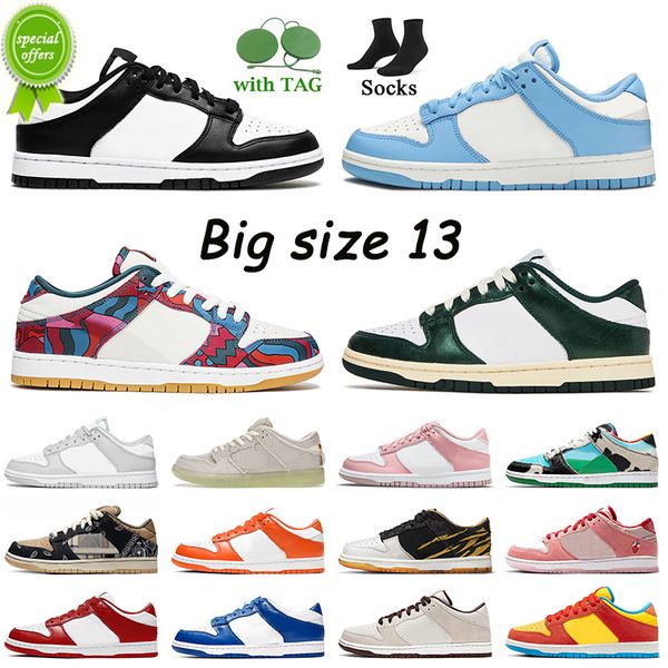 2022 big size 13 dunks low sneakers women mens running shoes black white unc parra dunksb lows og vintage green grey coast paisley dunkes
2022 big size 13 dunks low sneakers women mens running shoes black white unc parra dunksb lows og vintage green grey coast paisley dunkes