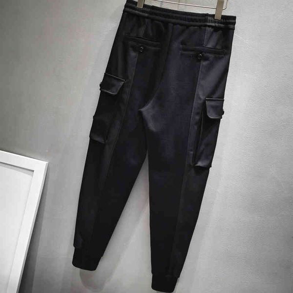 clothing autumn and winter new couple's triangular pocket tweed splicing work clothes leisure pants for men and women outlet_4psp, Black;white
clothing autumn and winter new couple's triangular pocket tweed splicing work clothes leisure pants for men and women outlet_4psp, Black;white