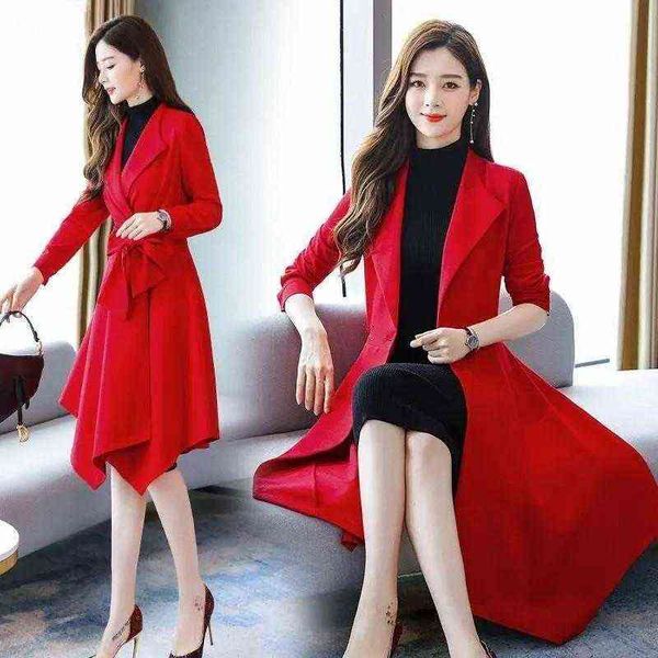 women's trench coats red windbreaker for women's 2022spring autumn korean slim irregular coat with belt long ladiesblack overcoatw, Tan;black
women's trench coats red windbreaker for women's 2022spring autumn korean slim irregular coat with belt long ladiesblack overcoatw, Tan;black