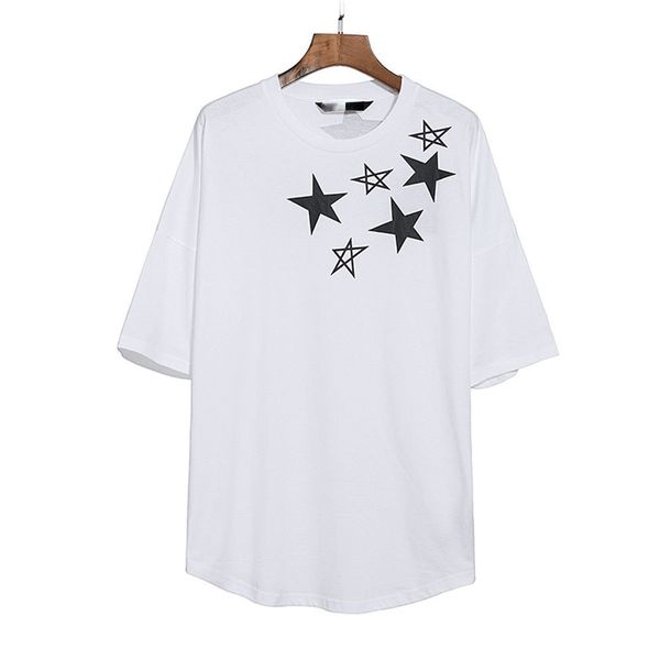 designer t-shirt five-point star round neck short-sleeved letter print bat-sleeve off-the-shoulder t-shirt high street men and women short-s, White;black
designer t-shirt five-point star round neck short-sleeved letter print bat-sleeve off-the-shoulder t-shirt high street men and women short-s, White;black