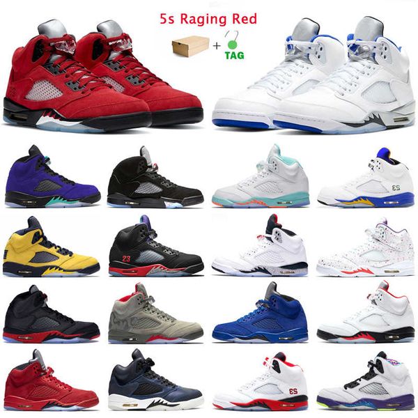 5s raging red mens basketball shoes jumpman 5 hyper royal alternate grape laney blue white cement men trainers outdoor sports sneakers 54xf 
5s raging red mens basketball shoes jumpman 5 hyper royal alternate grape laney blue white cement men trainers outdoor sports sneakers 54xf