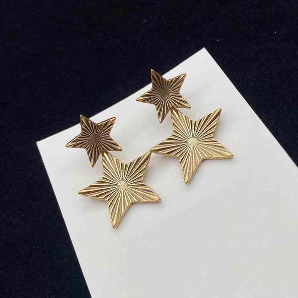 70% off jewelry new asymmetric size five pointed star minority design brass material fashion high-grade earrings and earrings, Golden
70% off jewelry new asymmetric size five pointed star minority design brass material fashion high-grade earrings and earrings, Golden