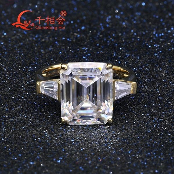 10x12mm 8ct emerald cut white color three stones ring silver 925 diamonds wedding engagement ring for women 220817, Slivery;golden
10x12mm 8ct emerald cut white color three stones ring silver 925 diamonds wedding engagement ring for women 220817, Slivery;golden
