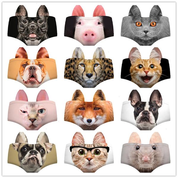 women cute animals pattern panties 3d printing pig cat briefs bull cheetah with ears lift up waist and hip sexy, Black;pink
women cute animals pattern panties 3d printing pig cat briefs bull cheetah with ears lift up waist and hip sexy, Black;pink