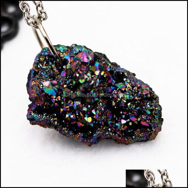 pendant necklaces pendants jewelry 10 pcs sier plated link chain necklace irregar shape crystal dyed many colo dhc62, Silver
pendant necklaces pendants jewelry 10 pcs sier plated link chain necklace irregar shape crystal dyed many colo dhc62, Silver