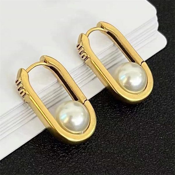 80% off clearance high-end version oval pearl letter earrings women's light luxury fashion earrings, Golden
80% off clearance high-end version oval pearl letter earrings women's light luxury fashion earrings, Golden