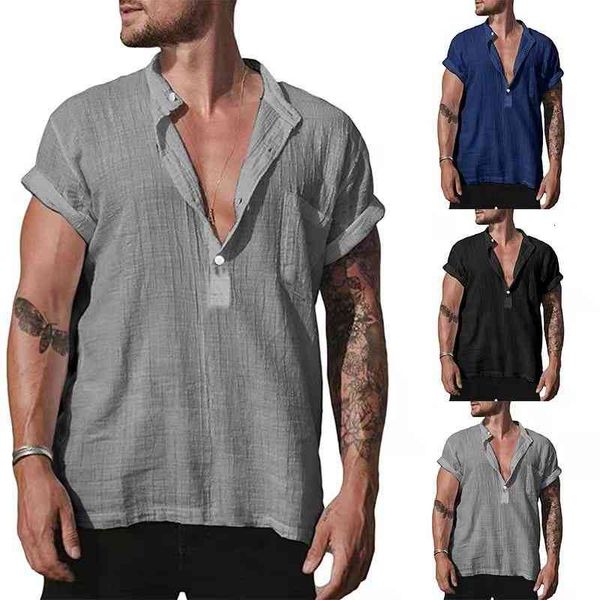men's casual shirts large men's fit casual thin solid linen youth short sleeved shirt 1na7, White;black
men's casual shirts large men's fit casual thin solid linen youth short sleeved shirt 1na7, White;black