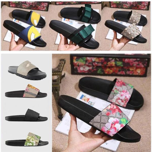 designer men slippers women ladies flat platform sandals rubber slide floral brocade gear bottoms flip flops bee strip244y, Black
designer men slippers women ladies flat platform sandals rubber slide floral brocade gear bottoms flip flops bee strip244y, Black