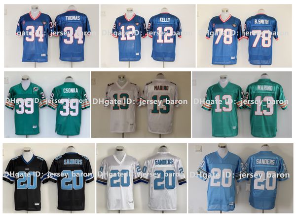 throwback football jerseys 13 dan marino 12 jim kelly 20 barry sanders bob griese larry csonka o. j. simpson thurman thomas bruce smith m&n, Black;red
throwback football jerseys 13 dan marino 12 jim kelly 20 barry sanders bob griese larry csonka o. j. simpson thurman thomas bruce smith m&n, Black;red