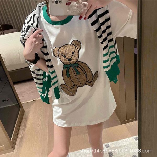 women's t-shirt designer cotton bear short sleeved t-shirt women's wear summer 2022 new white net red half fashion brand ufu8
women's t-shirt designer cotton bear short sleeved t-shirt women's wear summer 2022 new white net red half fashion brand ufu8