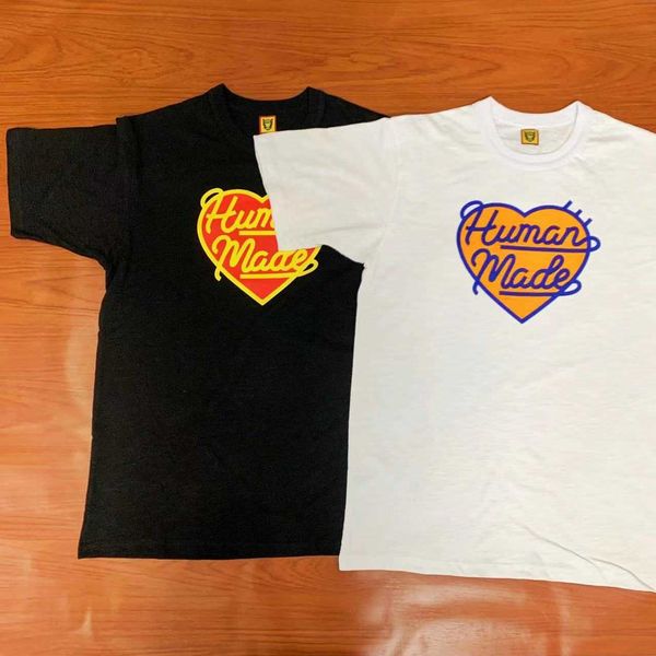 fashion brand human made 2022ss fw love 240g heavy slub cotton short sleeve men's and women's summer t-shirt, White;black
fashion brand human made 2022ss fw love 240g heavy slub cotton short sleeve men's and women's summer t-shirt, White;black