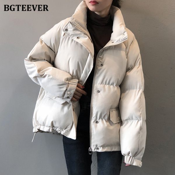 casual stand collar cotton padded women coats winter ladies down jacket full sleeve single-breasted female parkas 2021, Tan;black
casual stand collar cotton padded women coats winter ladies down jacket full sleeve single-breasted female parkas 2021, Tan;black