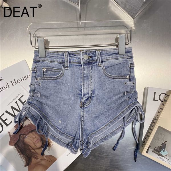 deat women side drawstring personality denim shorts arrivals high waist fashion temperament spring summer 11d950 210709, White;black
deat women side drawstring personality denim shorts arrivals high waist fashion temperament spring summer 11d950 210709, White;black