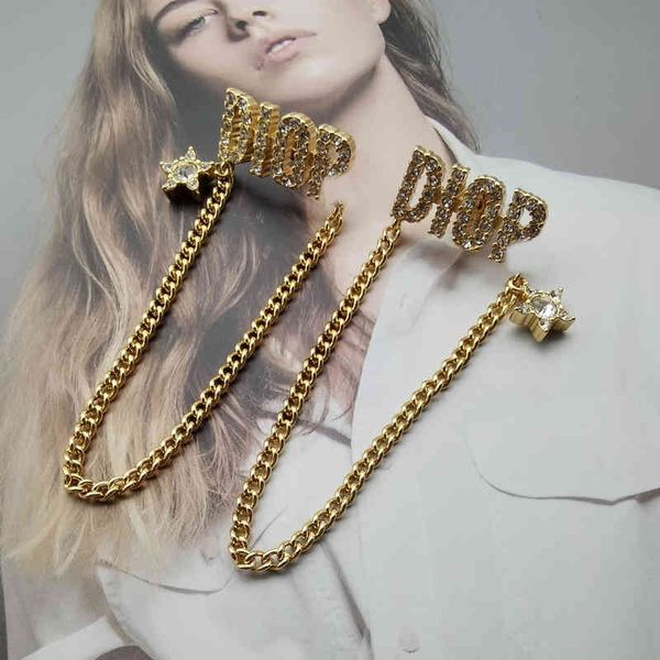 new fashion trend jewelry luxury quality designer wholesale d family high version light inlaid letter tassel personalized earrings female, Silver
new fashion trend jewelry luxury quality designer wholesale d family high version light inlaid letter tassel personalized earrings female, Silver