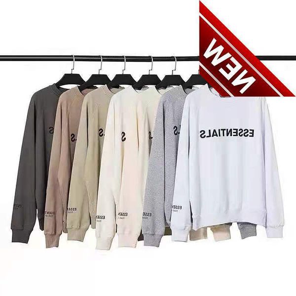 high level ess fog round neck multicolor plush thick american men's and women's sweater, Black
high level ess fog round neck multicolor plush thick american men's and women's sweater, Black