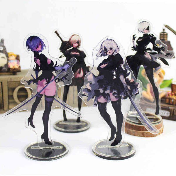 nier:automata action figure acrylic stand model toys children yorha type b model plate desk decor standing sign collections gift aa220318, Silver
nier:automata action figure acrylic stand model toys children yorha type b model plate desk decor standing sign collections gift aa220318, Silver