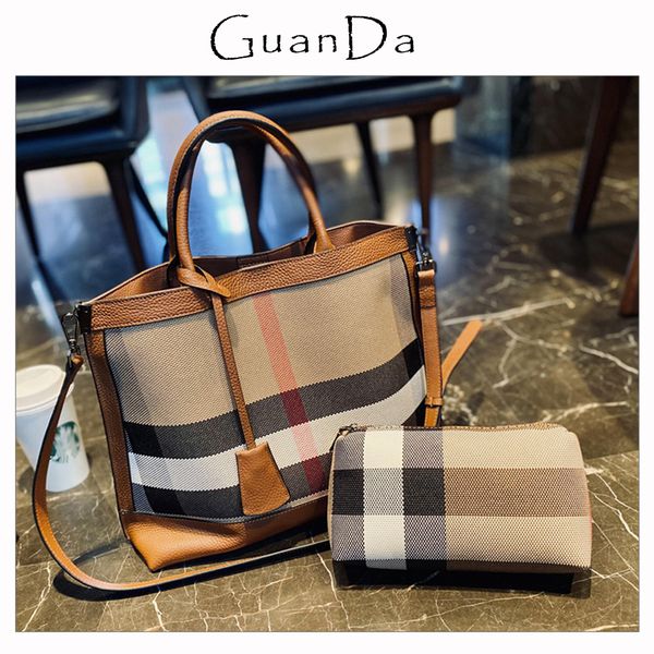 luxury womens bag large capacity plaid canvas tote bag female composite korea leather handbag handle ladies purse hobo
luxury womens bag large capacity plaid canvas tote bag female composite korea leather handbag handle ladies purse hobo