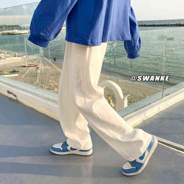 spring summer new casual jeans men fashion straight loose jean pants neutral streetwear solid all-match wide-leg trousers t220726, Blue
spring summer new casual jeans men fashion straight loose jean pants neutral streetwear solid all-match wide-leg trousers t220726, Blue