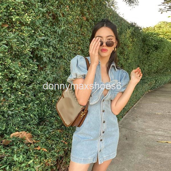 casual dresses star style pepper collar lace up denim dress french bubble short sleeve slim skirt women, Black;gray
casual dresses star style pepper collar lace up denim dress french bubble short sleeve slim skirt women, Black;gray
