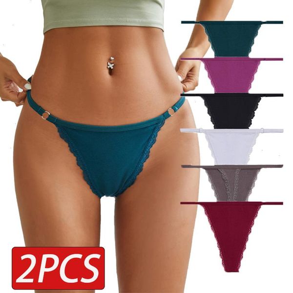 2pcs set g-string cotton panties low waist womens thong solid female underpants comfortable underwear intimate lingerie, Black;pink
2pcs set g-string cotton panties low waist womens thong solid female underpants comfortable underwear intimate lingerie, Black;pink