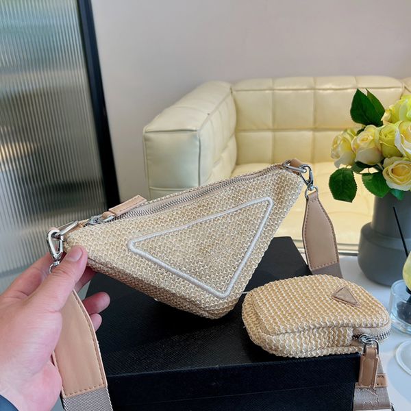 italy brand classic triangle straw handbag bags sunshine grass crossbody bag fashion printed shoulder strap women totes designer bags with p 
italy brand classic triangle straw handbag bags sunshine grass crossbody bag fashion printed shoulder strap women totes designer bags with p