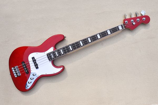 factory custom metal red 4-string electric bass guitar chrome hardwares rosewood fingerboard white pickguard offer customized
factory custom metal red 4-string electric bass guitar chrome hardwares rosewood fingerboard white pickguard offer customized