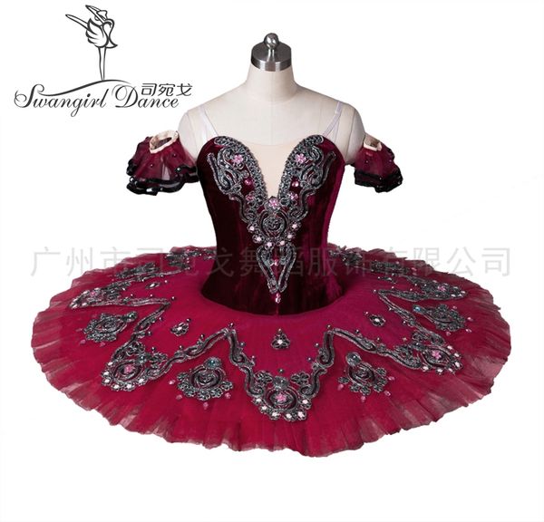 women burgundy princess florina ballet tutu girls professional dance dressbt8992b, Black;red
women burgundy princess florina ballet tutu girls professional dance dressbt8992b, Black;red