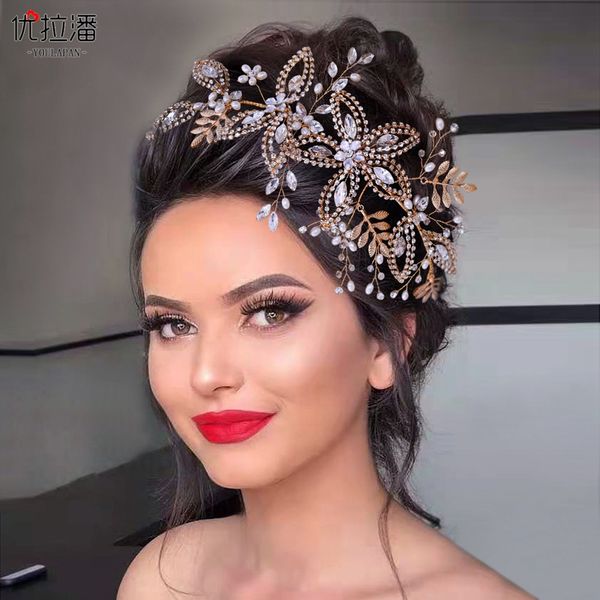petal side headpieces diamond wedding tiara baroque crystal bridal headwear crown rhinestone with ladies jewelry hair accessories bridal cro, Silver
petal side headpieces diamond wedding tiara baroque crystal bridal headwear crown rhinestone with ladies jewelry hair accessories bridal cro, Silver