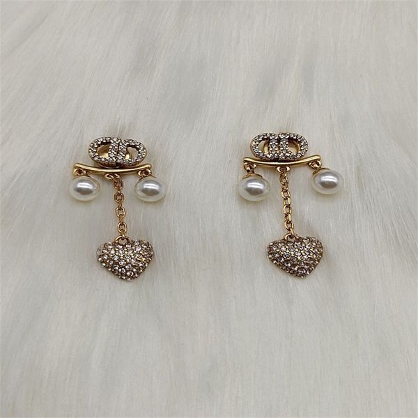 fashion jewelry online diamond heart pearl earrings 2022 brass used 925 silver needles, Golden
fashion jewelry online diamond heart pearl earrings 2022 brass used 925 silver needles, Golden