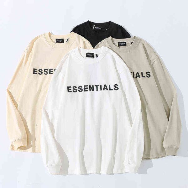 essentials multi thread raglan sleeve spring round neck sweater fog reflective print men's and women's high street top, Black
essentials multi thread raglan sleeve spring round neck sweater fog reflective print men's and women's high street top, Black