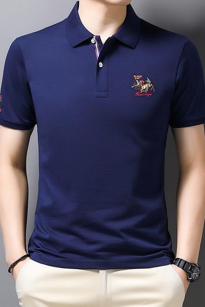 men's polos summer brand embroidered shirt lapel men's wear business casual short sleevesmen's men'smen's, White;black
men's polos summer brand embroidered shirt lapel men's wear business casual short sleevesmen's men'smen's, White;black