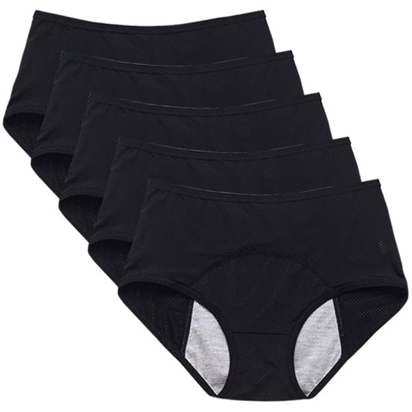 5 pcs menstrual panties women leak proof period briefs lingerie ladies mesh breathable comfortable physiological underwear 220425, Black;pink
5 pcs menstrual panties women leak proof period briefs lingerie ladies mesh breathable comfortable physiological underwear 220425, Black;pink