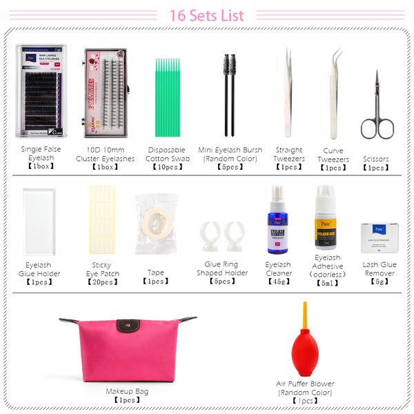 pro 12/14/16/19pcs/set false eyelashes extension set with training head model practice silicone mannequin head tweezers kits per
pro 12/14/16/19pcs/set false eyelashes extension set with training head model practice silicone mannequin head tweezers kits per