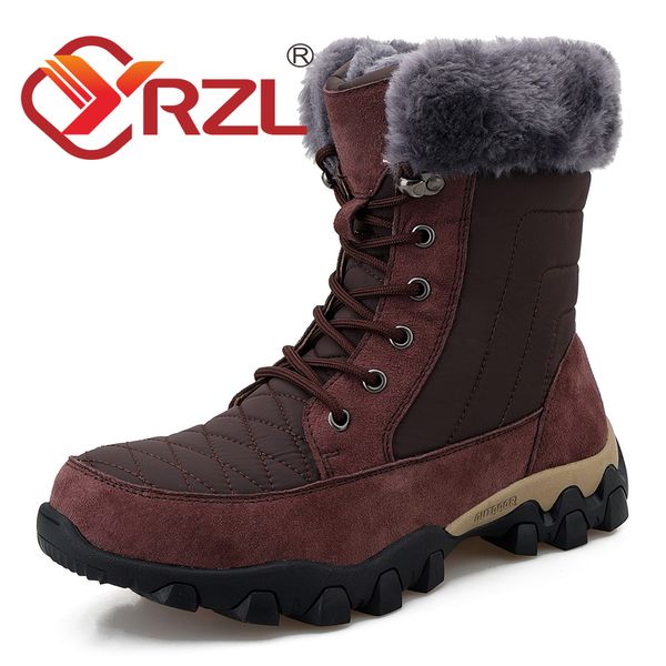 men boots winter keep warm mid-calf boots lace-up comfortable waterproof outdoor red snow boots for men, Black
men boots winter keep warm mid-calf boots lace-up comfortable waterproof outdoor red snow boots for men, Black