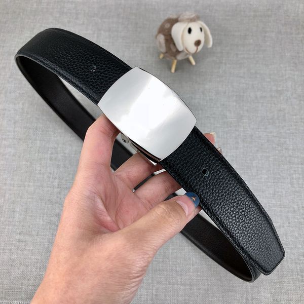 men's alloy smooth buckle black brown belts real leather man business casual width 34mm
men's alloy smooth buckle black brown belts real leather man business casual width 34mm