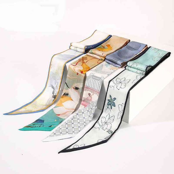silk scarf hair ribbons neck scarves decorative floating long silk tied bags small belts, Silver
silk scarf hair ribbons neck scarves decorative floating long silk tied bags small belts, Silver