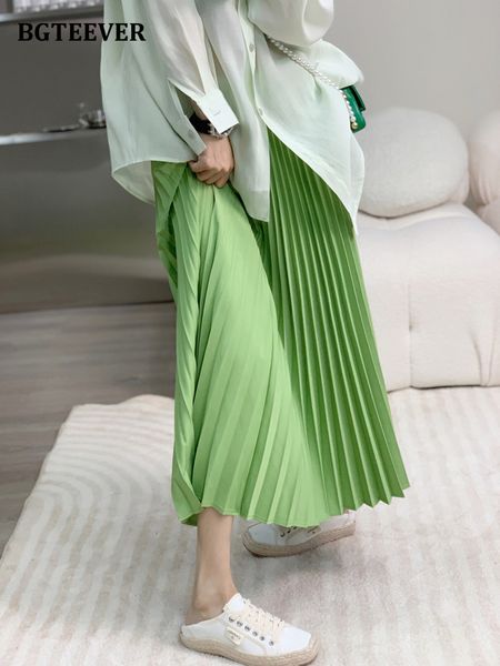 casual loose women pleated skirts elastic high waist solid female a-line skirts 2022 spring summer, Black
casual loose women pleated skirts elastic high waist solid female a-line skirts 2022 spring summer, Black