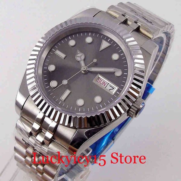 luxury watches for mens bliger 36mm/39mm sterile fluted bezel nh36a men wristwatch automatic watch jubilee band calendar window screw down c, Slivery;brown
luxury watches for mens bliger 36mm/39mm sterile fluted bezel nh36a men wristwatch automatic watch jubilee band calendar window screw down c, Slivery;brown