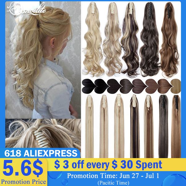 costume accessories synthetic 12-26inch claw clip on ponytail hair extension ponytail extension hair for women pony tail hair hairpiece, Silver
costume accessories synthetic 12-26inch claw clip on ponytail hair extension ponytail extension hair for women pony tail hair hairpiece, Silver