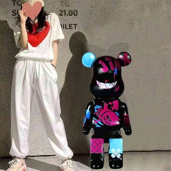 bearbrick 1000% violent bear jinx building block tide doll hand-made living room decoration large286g
bearbrick 1000% violent bear jinx building block tide doll hand-made living room decoration large286g