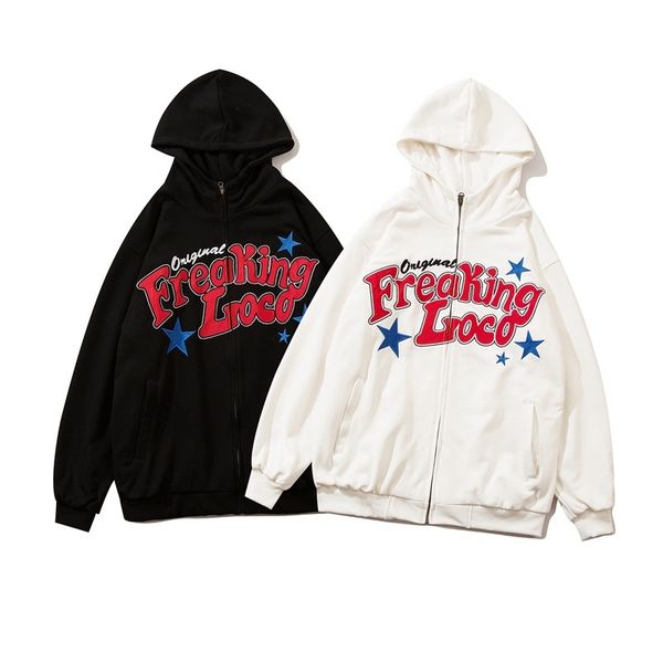 spring autumn grunge hoodie hip hop letter print star embroidery sweatshirt punk long sleeve pockets gothic zip hooded clothing, Black
spring autumn grunge hoodie hip hop letter print star embroidery sweatshirt punk long sleeve pockets gothic zip hooded clothing, Black