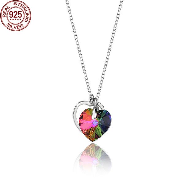 s925 sterling silver new accessories heart-shaped necklace women's korean version fashion simple and versatile creative austrian crysta
s925 sterling silver new accessories heart-shaped necklace women's korean version fashion simple and versatile creative austrian crysta