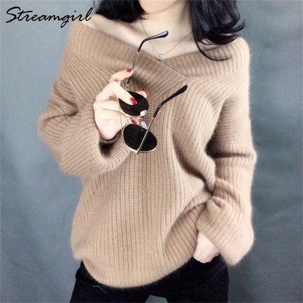 winter sweater women oversize warm pullovers oversized sweater fall white v neck women's sweaters and pullovers jumper 201224, White;black
winter sweater women oversize warm pullovers oversized sweater fall white v neck women's sweaters and pullovers jumper 201224, White;black
