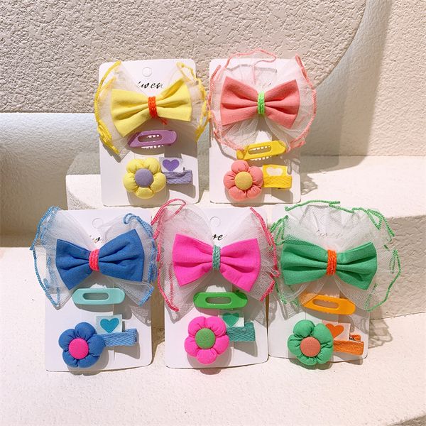 3 pcs new fashion korean sweet girl cute fabric flower duckbill clip children's colorful mesh bow hairpin hair accessories, Slivery;white
3 pcs new fashion korean sweet girl cute fabric flower duckbill clip children's colorful mesh bow hairpin hair accessories, Slivery;white