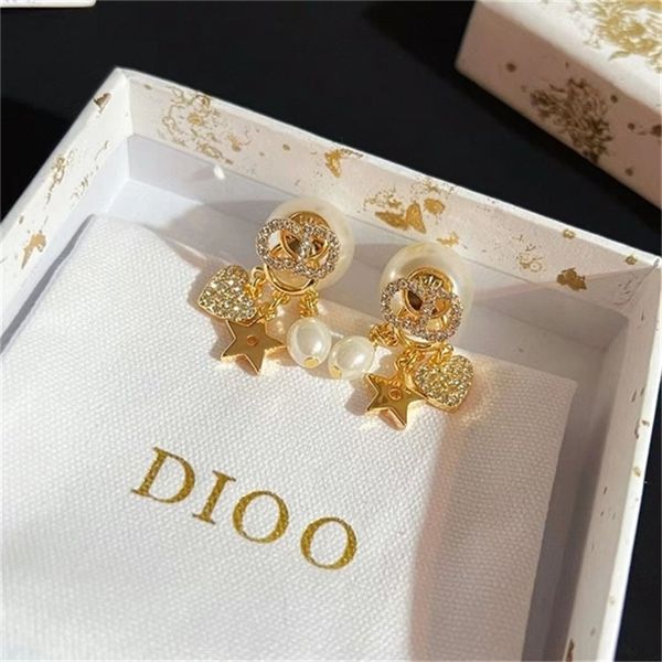 2022 20% off designer d di full diamond pearl five-star ear simple love letter fashion two wear net red female jewelry, Golden
2022 20% off designer d di full diamond pearl five-star ear simple love letter fashion two wear net red female jewelry, Golden